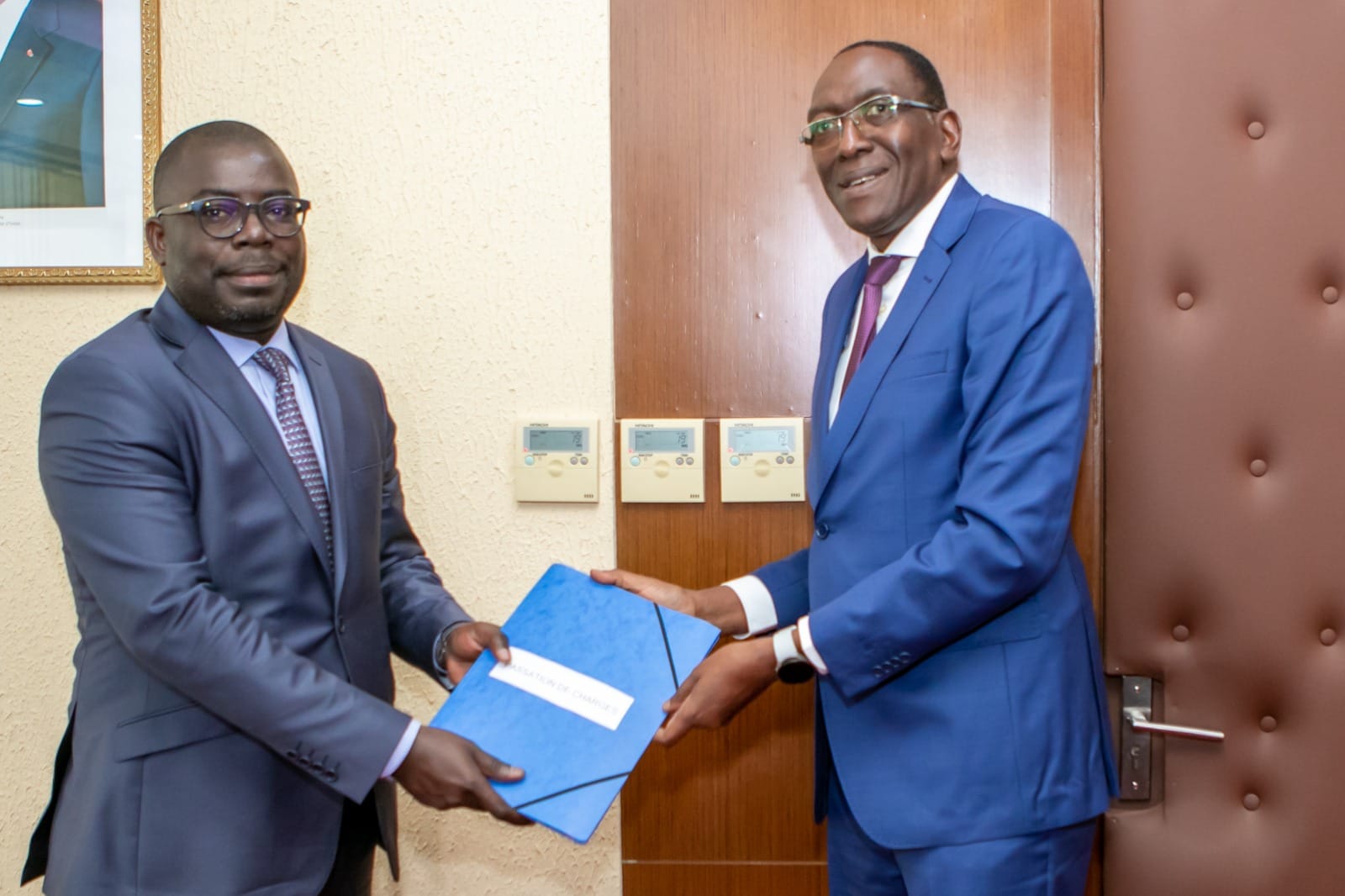 Passation de charges à la Direction des Affaires Financières.